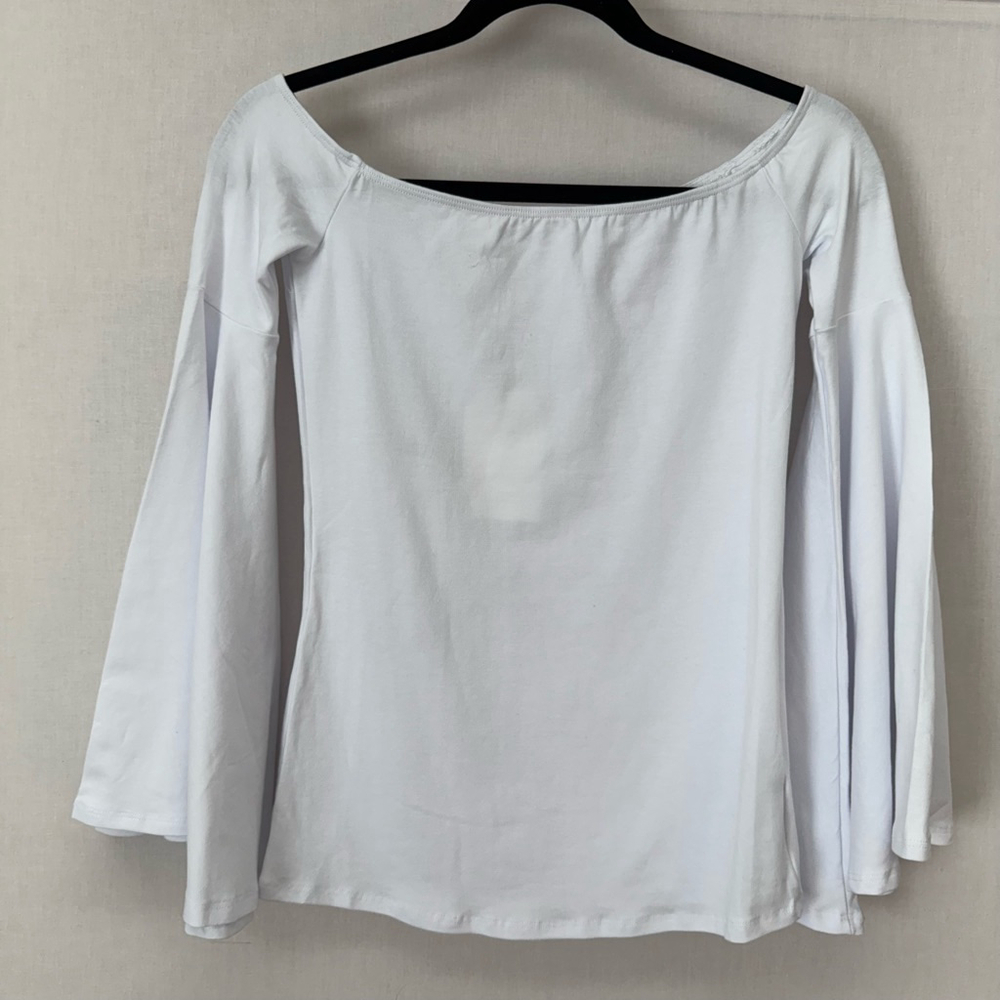 Women's Free the Roses Top, Size M, White Color